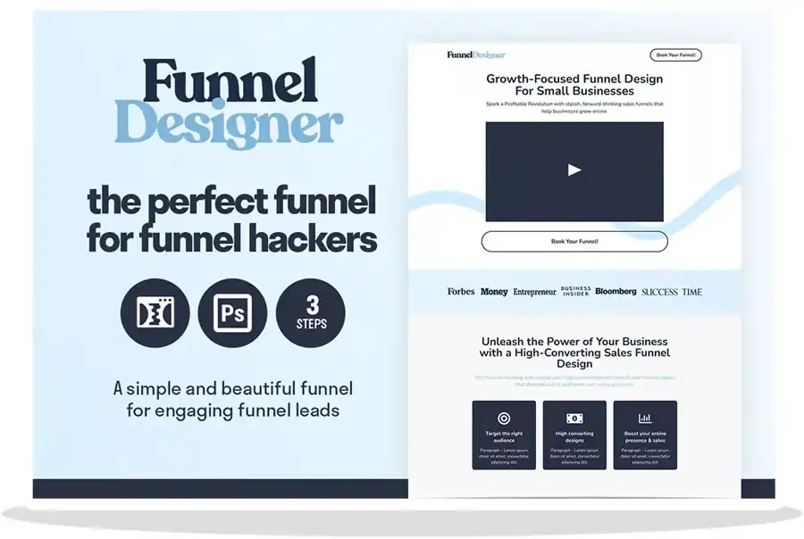 Funnel Designer Template Concept strategy