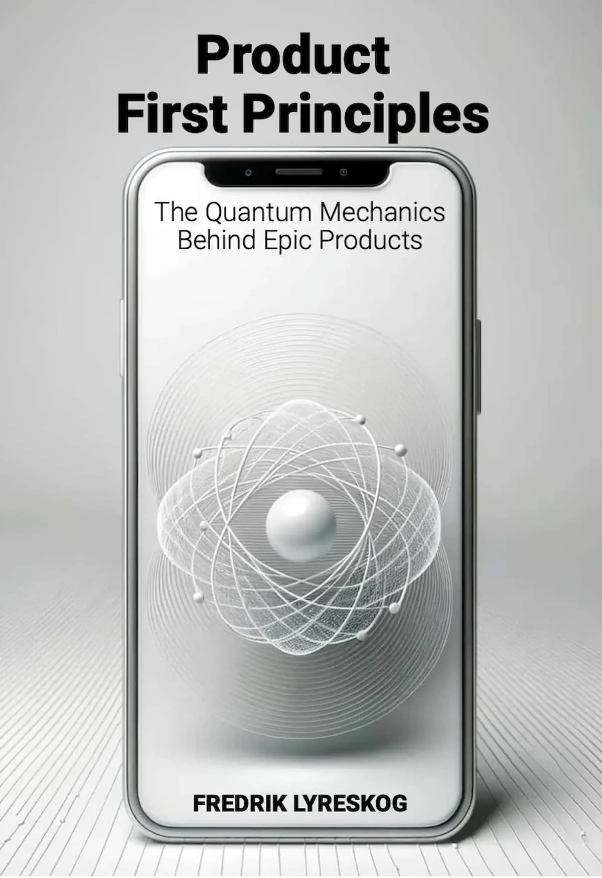 Book cover, Product First Principles